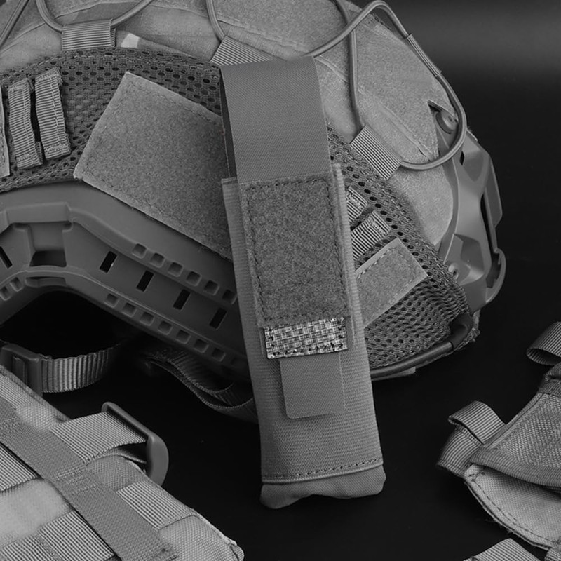 Tactical Flashlight Holster, Flexible Molle Flashlight Torch Pouch Vertical Small