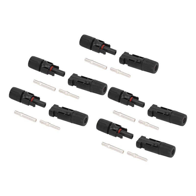 5 Set Solar PV Connectors IP67 Waterproof PPO Insulation High