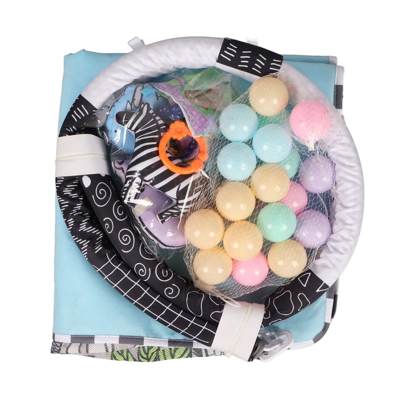 Portable Cozy Baby Gym Play Mat Square Wild Prairie Pattern