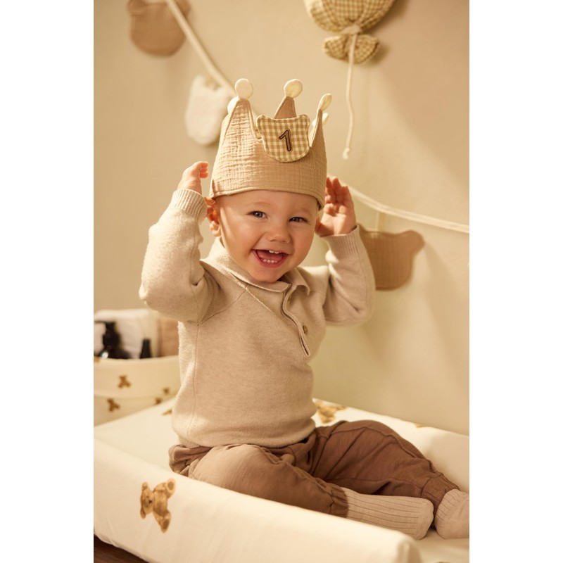 Jollein Corona di compleanno per neonati e bambini – Orsacchiotto