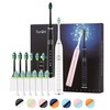 7am2m Electric Toothbrush 2 Pack Set for Kids and Adults,