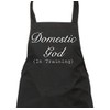 60 Second Makeover Limited Domestic God (In Training) Black Apron