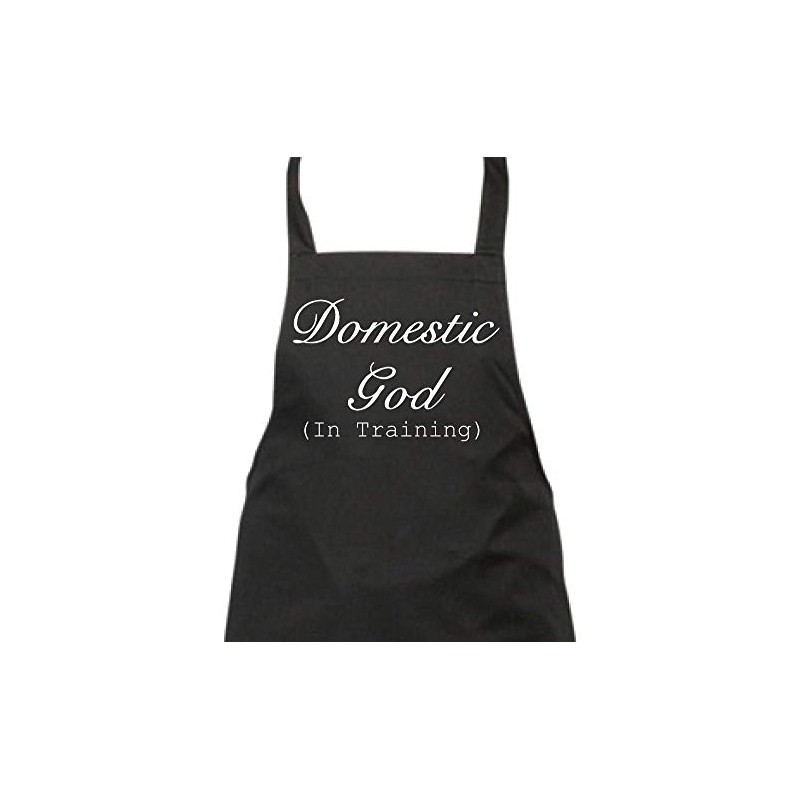 60 Second Makeover Limited Domestic God (In Training) Black Apron