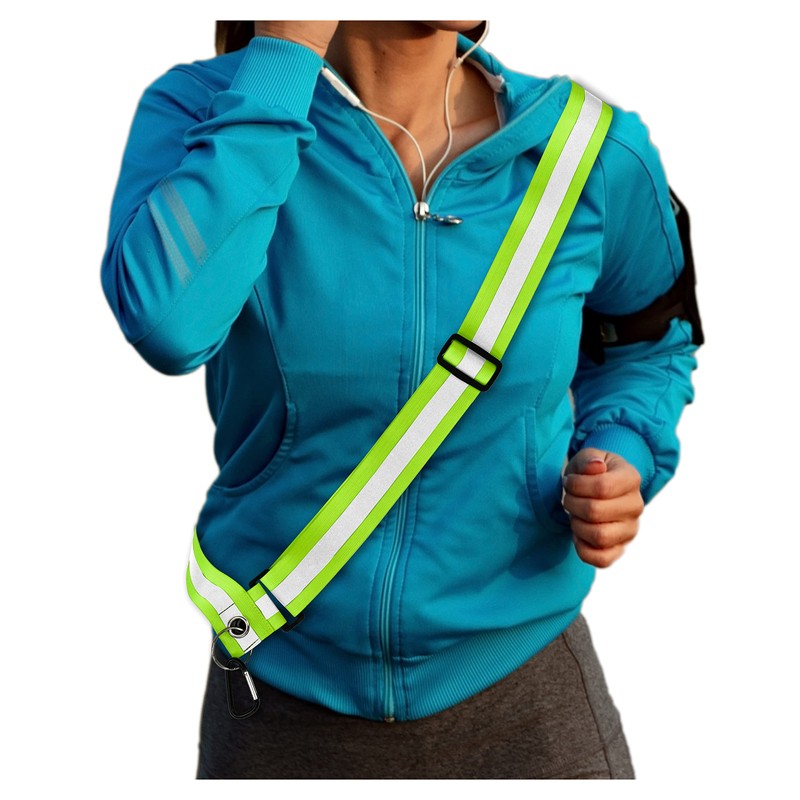 HiVisible Bulk 10 Pack - Safety Reflective Sash for Walking