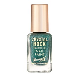 Barry M Cosmetics Crystal Rock Textured Nail Paint - Emerald Green