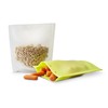 Silikids Snack Bag, Lime and Clear