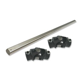 IMOOA 24" Steering Shaft with Dual Universal U Joints (3/4" DD x 3/4" DD & 3/4" DD x 13/16"-36 Spline)