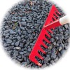 Garden Tool Rake Lawn Ground Earth Rake Metal Tines Garden