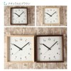 KATOMOKU square clock km-37B Wood Walnut Wall Clock Continuous Second