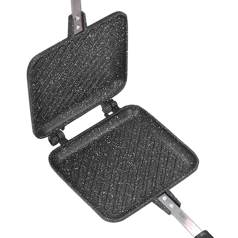 Sandwich Bread Pan Double Sided Frying Pan Non Stick Aluminum