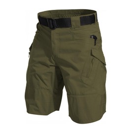 WHOX Mens Hiking Cargo Shorts Casual Tactical Waterproof Shorts for Work Golf Fishing with 6 Pockets Army Green
