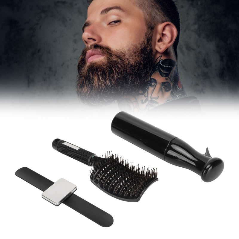 Detangling Curved Vent Brush Spray Bottle Hair Clip Pin Wristband