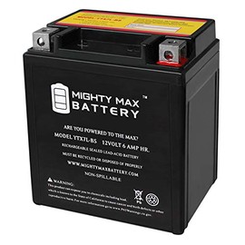 Mighty Max Battery YTX7L-BS 12v 6Ah Battery for Honda 250 CMX250C Rebel 1996-2014 Brand Product