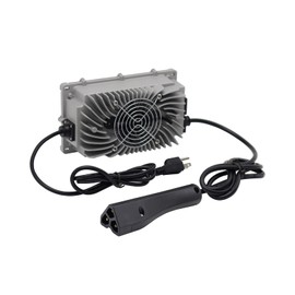 Generic 48 Volt 10 AMP Waterproof Golf Cart Battery Charger for 48 Volt EzGo EZgo RXVTXT with RXV Plug 3 Prong Connector Waterproof IP68
