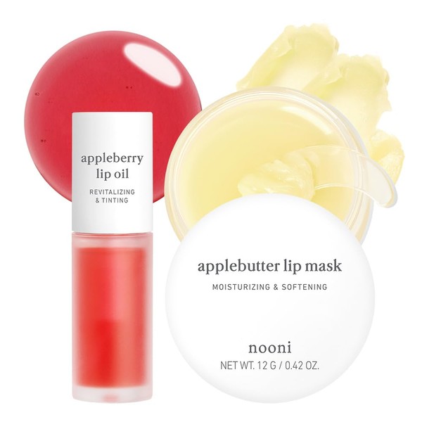 NOONI Korean Vegan Best Lip Duo | Applebutter Lip Mask