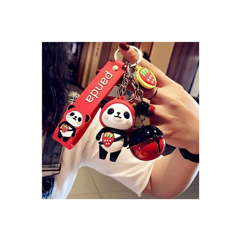 [AIXUAN] Degal Cute PVC Panda Keychain Idea New Year Present