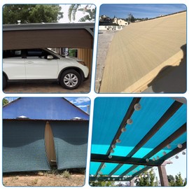 TANG Sunshades 6'x22' Shade Cloth Beige, Pergola Canopy Replacement Fabric Roll Blockage UV Resistant Mesh Net for Outdoor Backyard Garden Plant Greenhouse Deck Covers