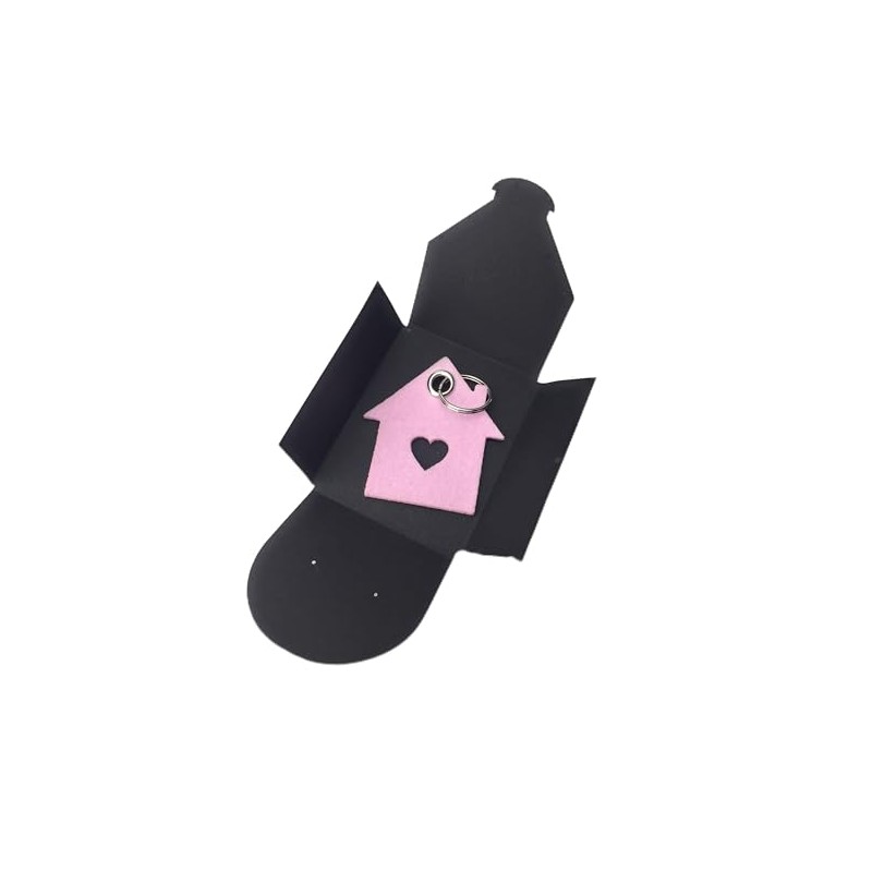 Felt Keyring Love Nest (Choice of Colours) as a Gift