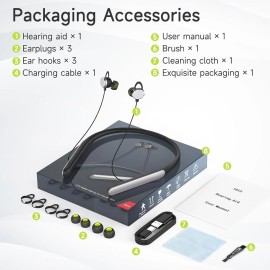 LOBKIN Hearing Aids For Seniors, Hearing Amplifiers With Noise Reduction And Rec