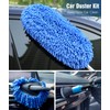 YeewayVeh Car Duster Kit, 3 Pack Car Detailing Brush Set