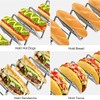 Taco Holder, 1 Piece Stainless Steel Waveform Mexican Taco Holder