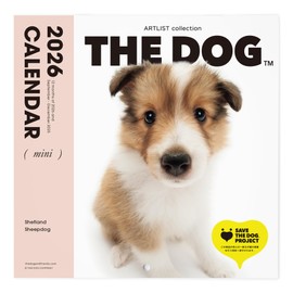 THE DOG 2026 Wall Calendar, Mini Size, Shetland Sheepdog