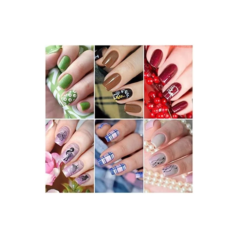 Born Pretty Juego De Platos De Estampado Para Decoración De