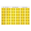 Avery Lateral Filing E Side Tab Colour Coding Labels, Yellow,