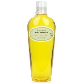 ACEITE DE SEMILLA DE LINO 100% PURO PRENSADO EN FRÍO POR DR.ADORABLE ORGÁNICO CRUDO VIRGEN 8 OZ