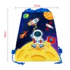QYCX 12 Packs Space Gift Bags Outer Space Drawstring Gifts