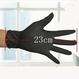zalati Latex Gloves 3 Pairs Hair Dye Gloves Reusable Hand Protection for Salon Household Cleaning Multipurpose with L Size