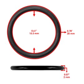 Caltric 705501883 Rear Differential O-Ring For Can-Am Commander 1000R 2018-2020