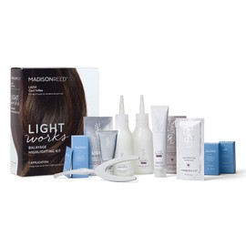 Madison Reed Light Works Balayage Highlighting Kit, Creates Natural-Looking Cool Toffee Highlights (Lazio - Brown), Amonia Free, Cruelty Free, 2 Step Process That Lightens & Tones Hair