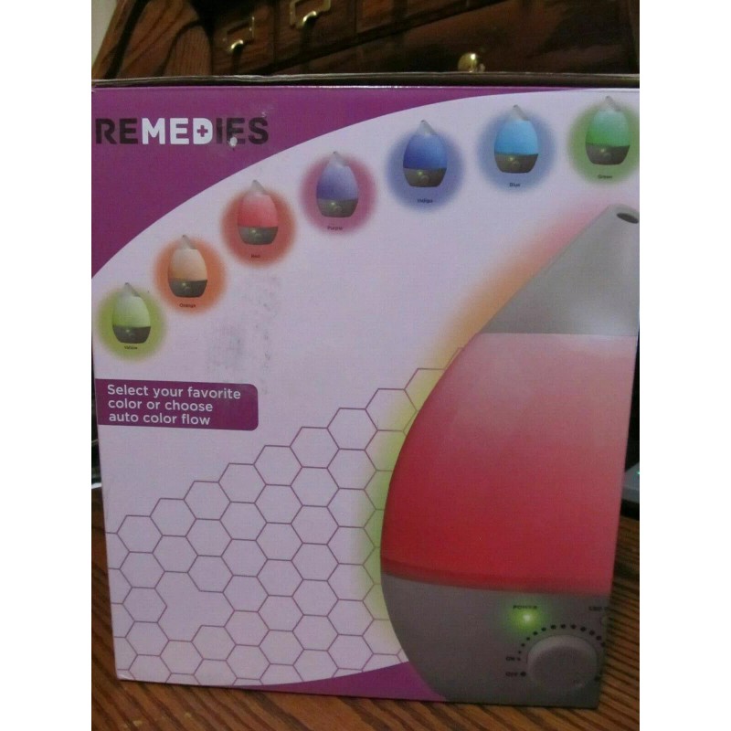 Rainbow Remedies Rainbow Cool Mist Color Changing Aromatherapy Diffuses Humidifier