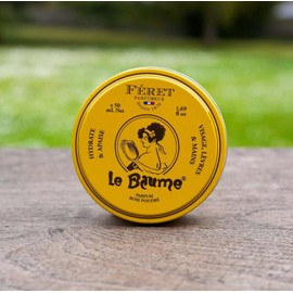 Feret Le Baume Multi-Purpose Balm – Rose Poudré – Deeply Hydrating Moisturizer for Dry Cracked Skin, Lips & Cuticles - Natural Lip Balm with Shea Butter & Honey - Made in France – 50ml / 1.7oz