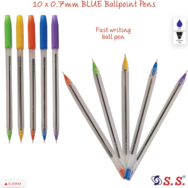 S. S. 10 x 0.7mm Tip Prime BLUE Smooth Fine