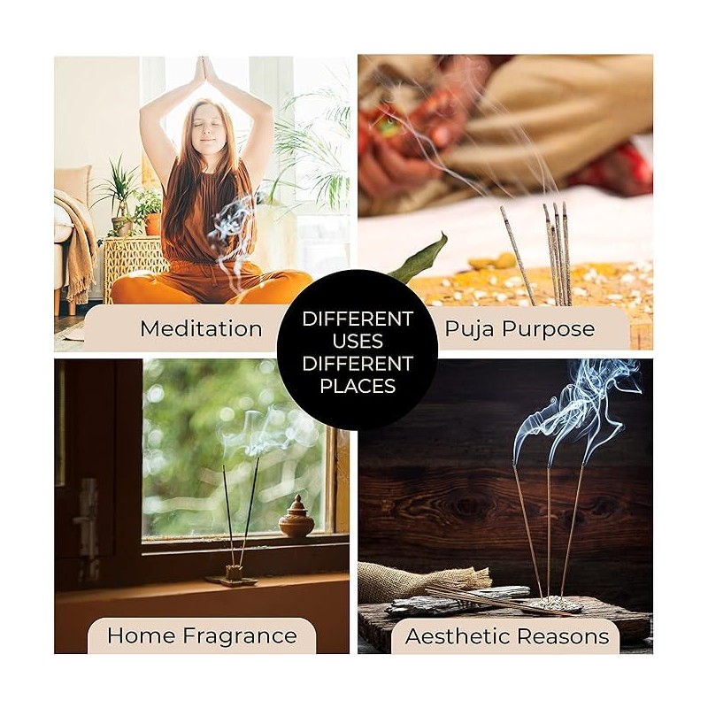 Satya Nag Champa Blessings 100% Natural Incense Sticks | 12