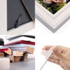 Double 4x4 Wood Photo Frame, Hinged Picture Frames, with Glass