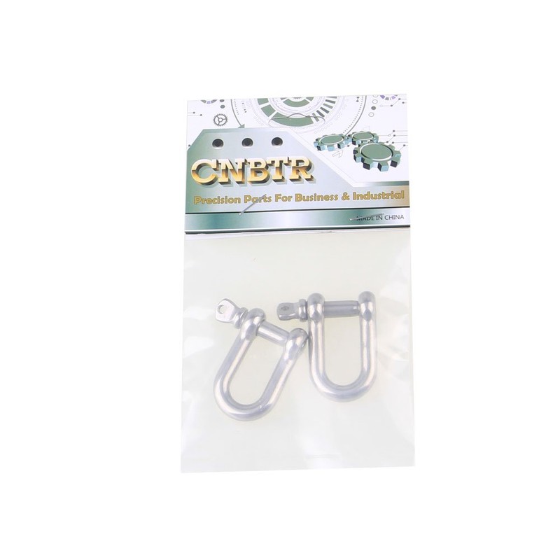 CNBTR M6 Chain D Rigging Fastener Shackle 1/4inch 304 Stainless