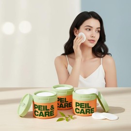 Discos Hidratantes Faciales Con Mucina De Caracol Y Niacinamida, Snailmucin&niacinamidediscos faciales hidratantes, paquete de 3almohadillas exfoliantes e centella asiática p