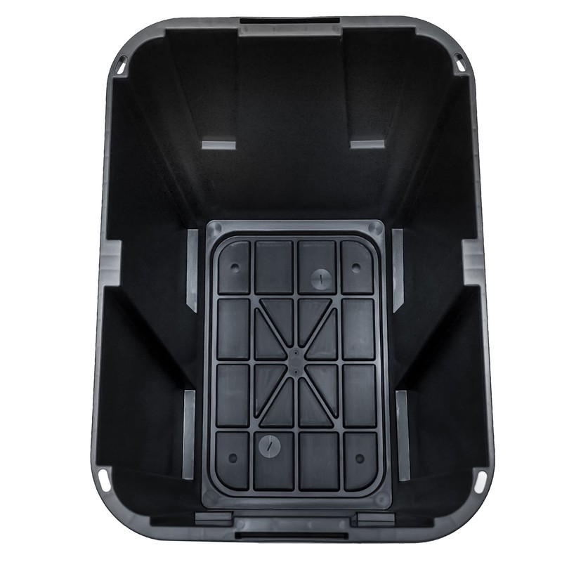 GreenMade Professional Storage Ultra Durable 12 Gallon Plastic Storage Tote