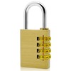 weiclianhp Padlock with Combination Code, Combination Lock Made of Brass,