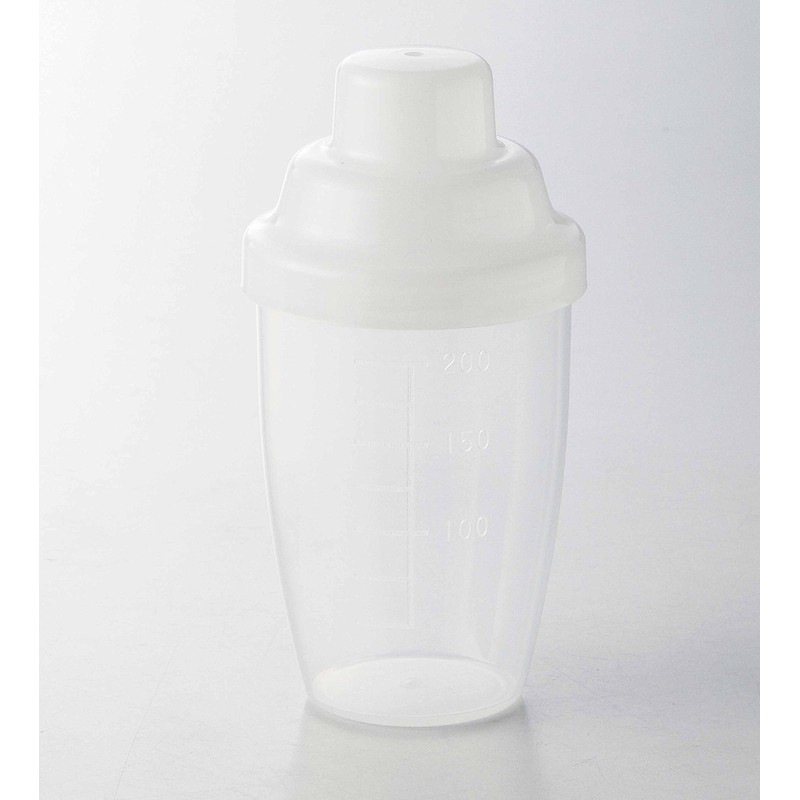 Metrics Shaker Bottle, Clear, Small, 7.8 fl oz (200 ml)