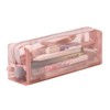 Pencil Cases Pen Pouch Clear Transparent Marker Pouch with Zipper,