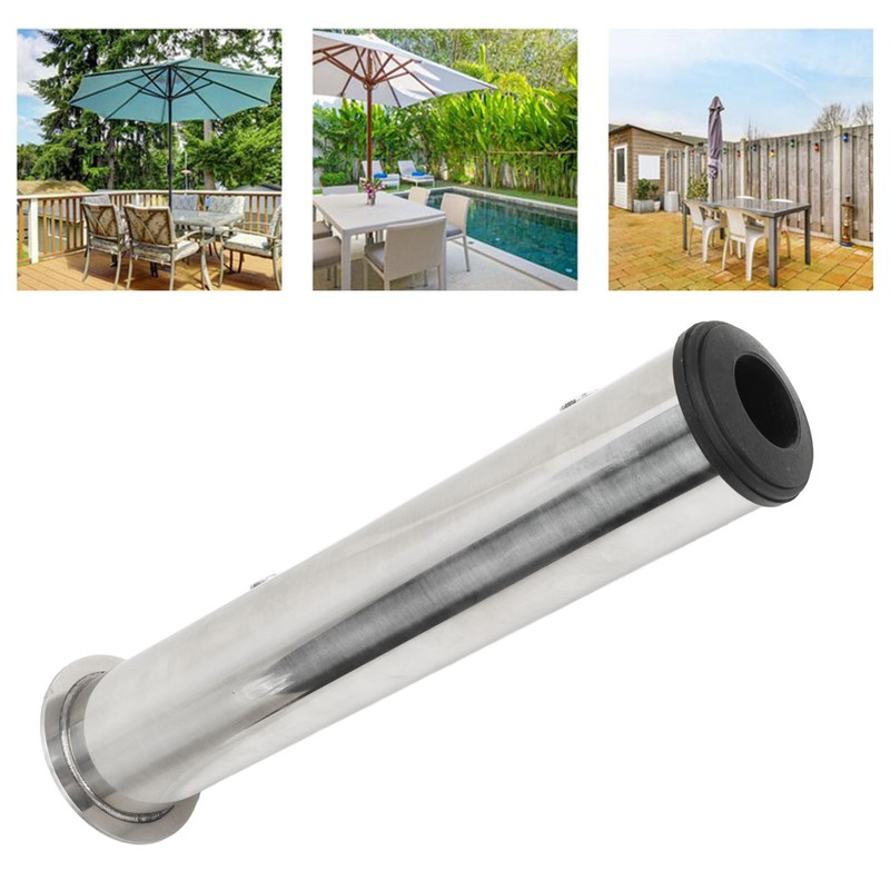 Adjustable Patio Umbrella Holder Outdoor Deck Umbrella Mount with Screws