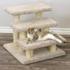 New Cat Condos 120223 Pet Stairs, Neutral, Large