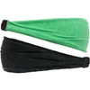 Hipsy Adjustable & Stretchy Crushed Xflex Wide Headbands for Women