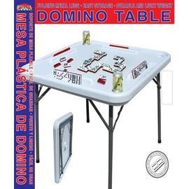 Bene Casa Blow Mold Domino Game Table