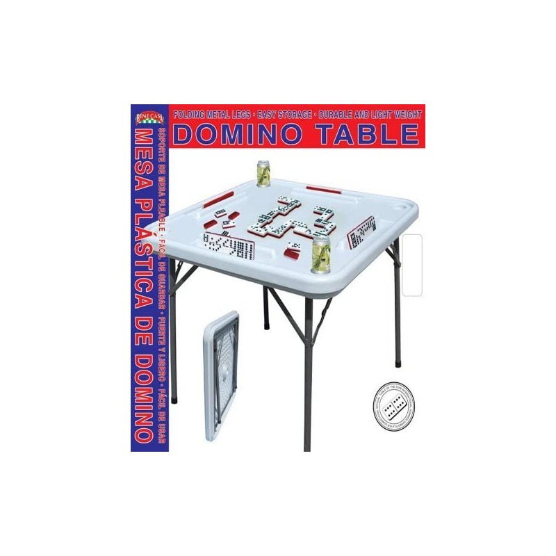 Bene Casa Blow Mold Domino Game Table