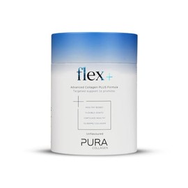 Pura Collagen Flex+ Collagen Powder for Joint & Tendon Support | 10,000mg FORTIGEL® & TENDOFORTE® Bioactive Hydrolysed Collagen Peptides with Vitamin C & Manganese | 28 Servings, 284g